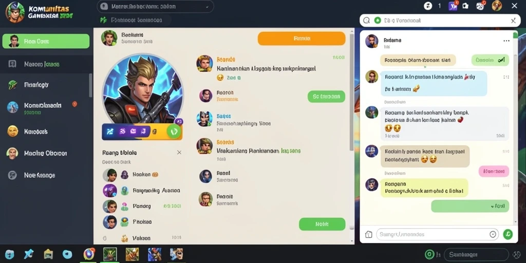 Tampilan awal yang menarik dengan menu navigasi yang sederhana.