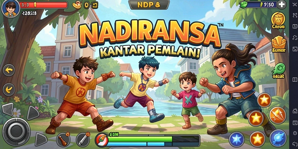 Tampilan grafis yang memukau saat bermain.