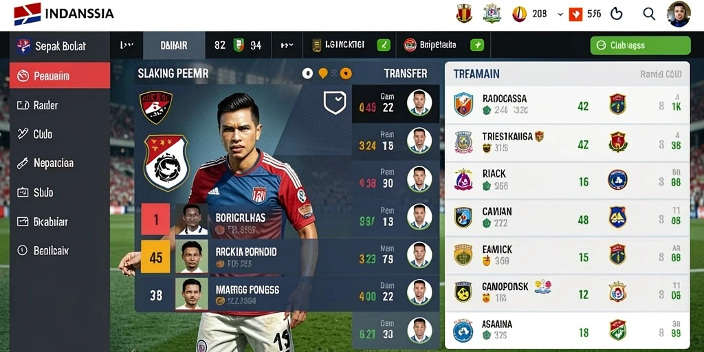 Gambar antarmuka permainan yang menarik dan intuitif.
