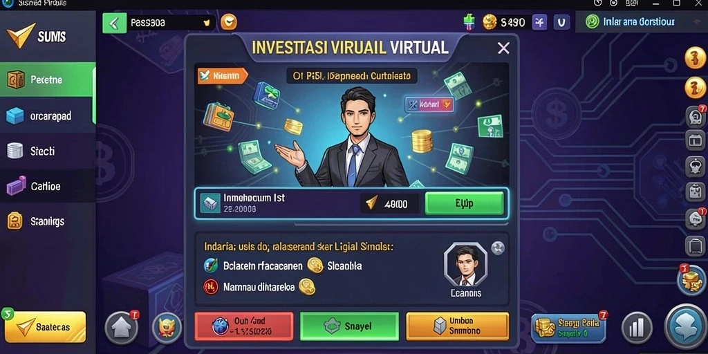 Tampilan antarmuka game yang menarik dan mudah digunakan.