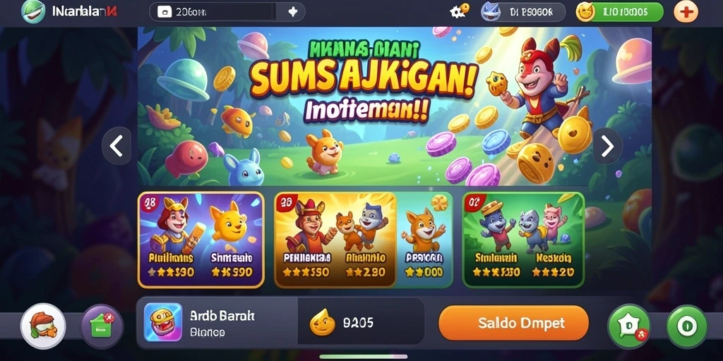 Tampilan antarmuka yang menarik dan mudah digunakan.