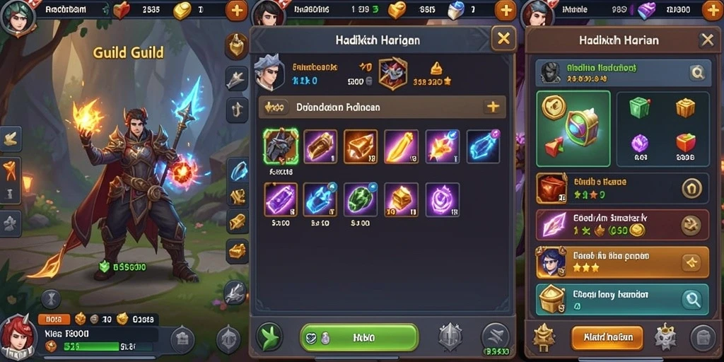 Screenshot menunjukkan karakter utama dalam aksi seru.