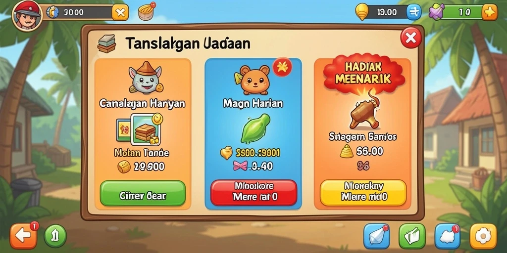 Tampilan antarmuka yang menarik dan mudah digunakan.