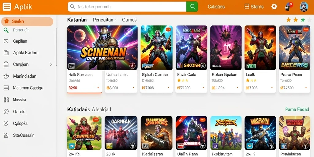 Tampilan antarmuka yang menarik dan intuitif.