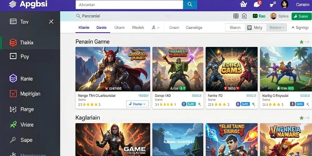 Tampilan antarmuka yang modern dan intuitif.
