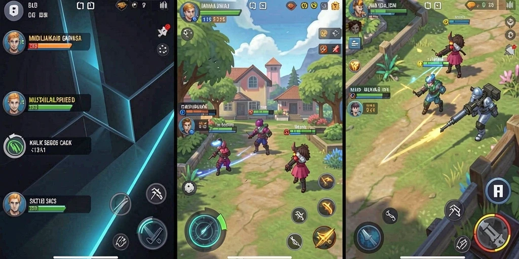 Tampilan awal game dengan grafis yang memukau.