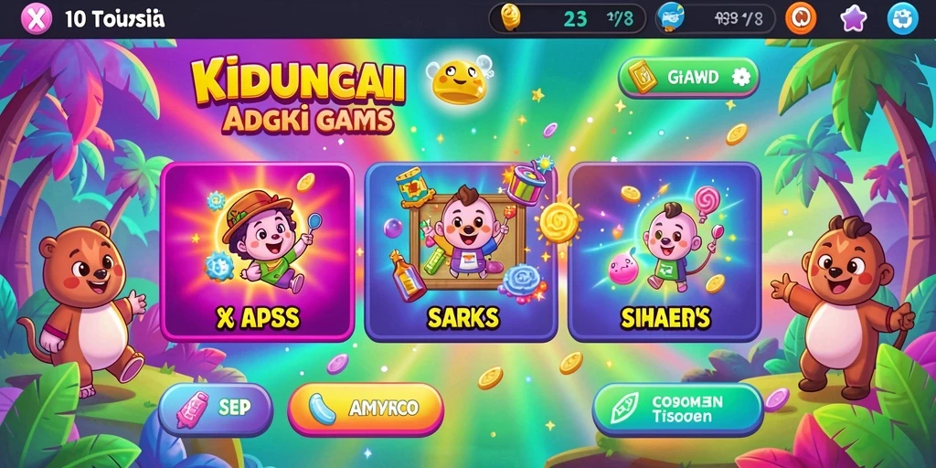 Tampilan antarmuka SURGAPLAY yang menarik.