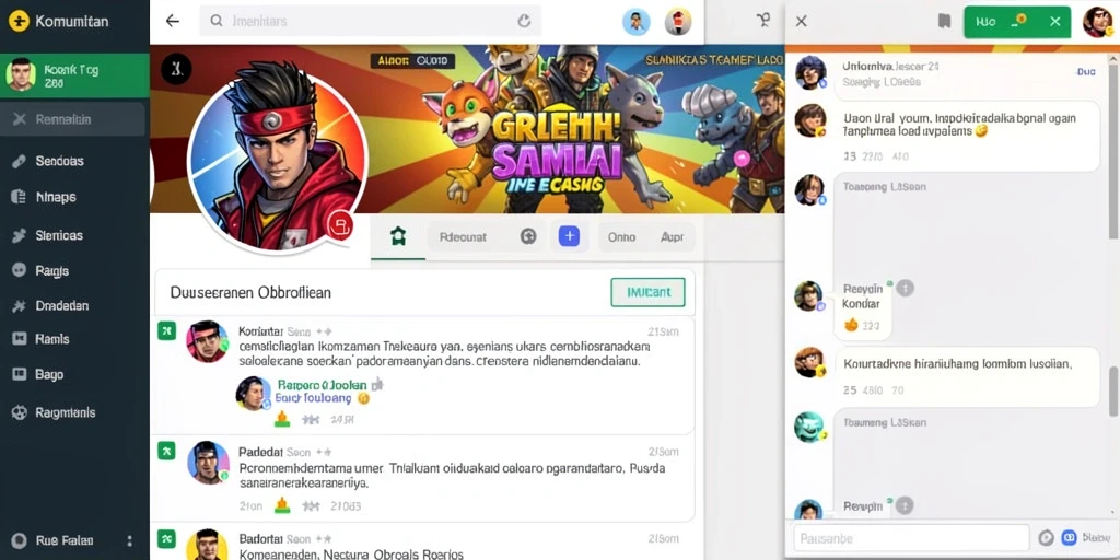 Antarmuka pengguna yang ramah dan menarik.